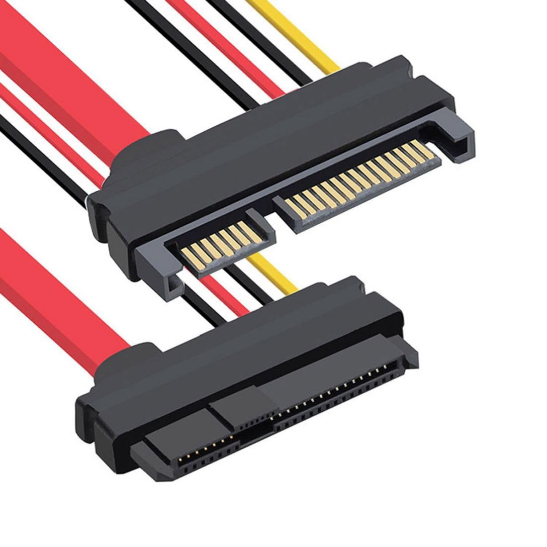 Chenyang SAS to SATA Cable,Sff-8482 SAS 29Pin to SATA 22Pin Hard Disk Drive Raid