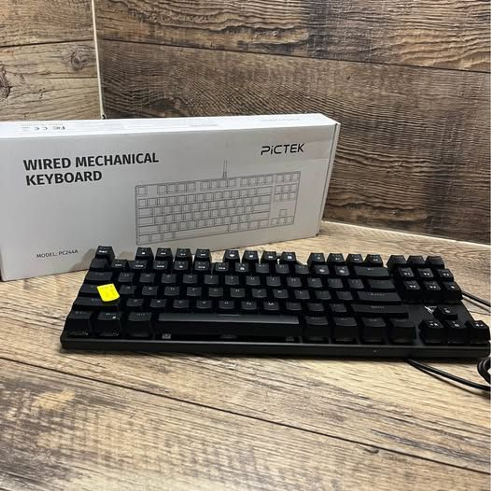 PICTEK TKL Mechanical Gaming Keyboard (PC244A) - Clicky Blue Switches