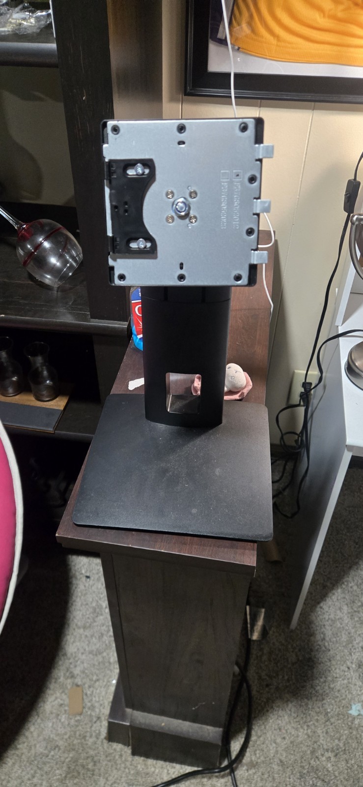 Genuine HP OEM Monitor Stand Base & Neck – Black – Original Replacement