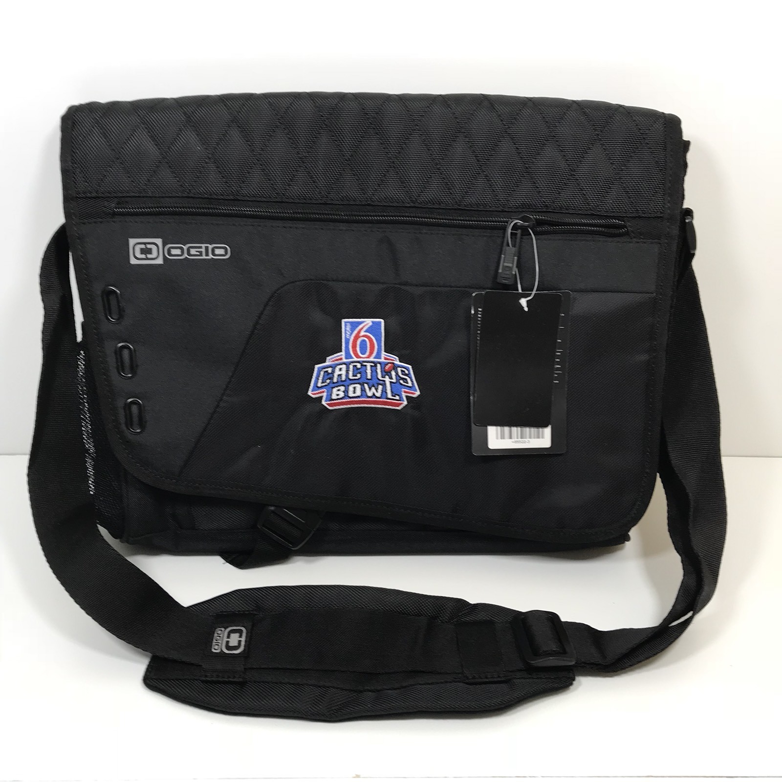 OGIO Black Laptop Messenger Bag 2016 Cactus Bowl Arizona St West Virginia 
