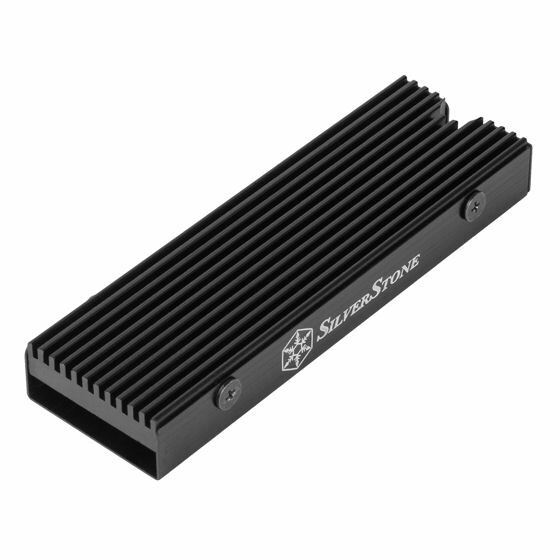 Silverstone TP05B (Black) M.2 SSD Slim Style Aluminum Alloy Thermal Heatsink
