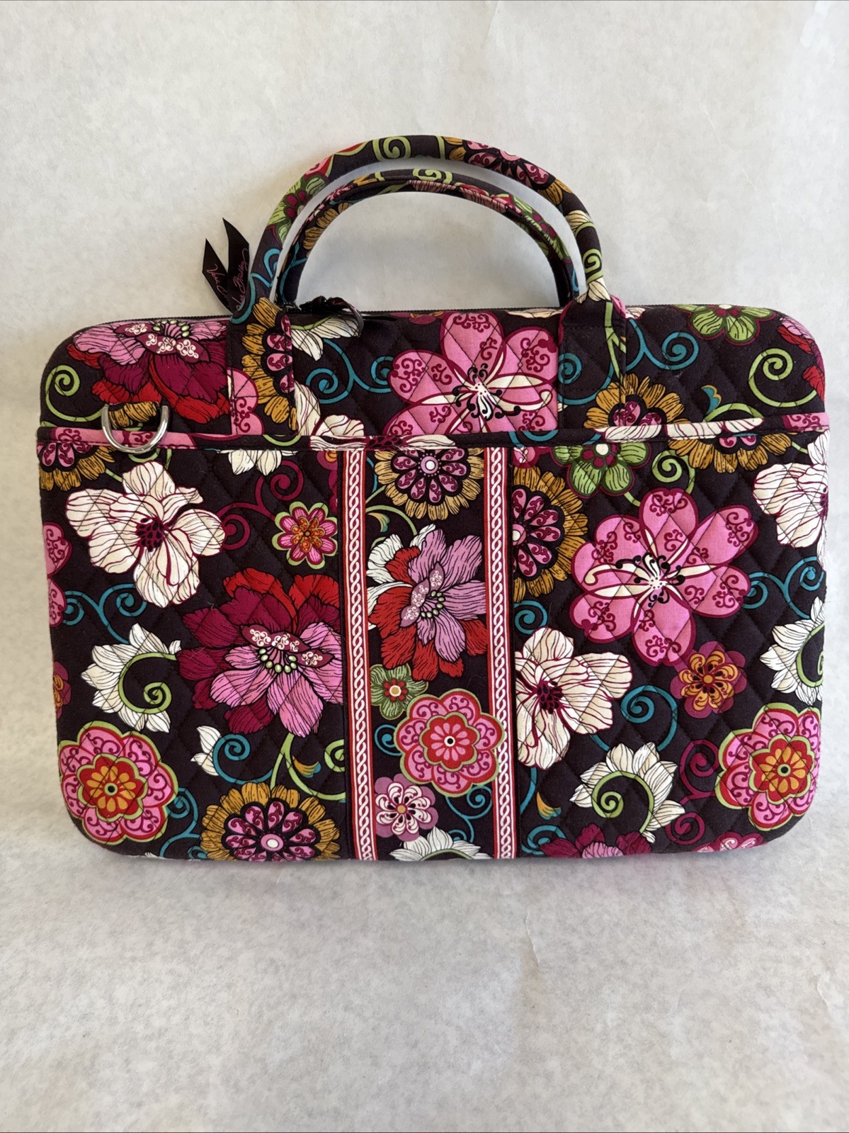 Vera Bradley Hard Case Laptop Bag 17x11x3