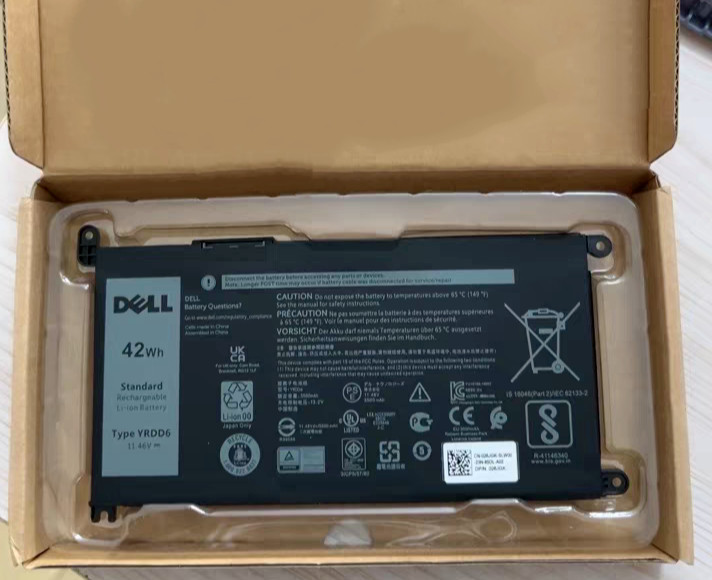 Genuine YRDD6 42WH Battery Dell Inspiron 3493 3582 3583 3584 7586 3793
