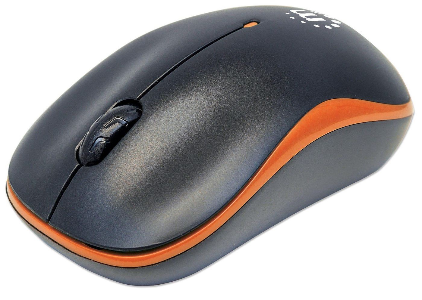 Manhattan 179409 Success Wireless Mouse Black/Orange, 1000Dpi, 2.4Ghz (Up T ~E~