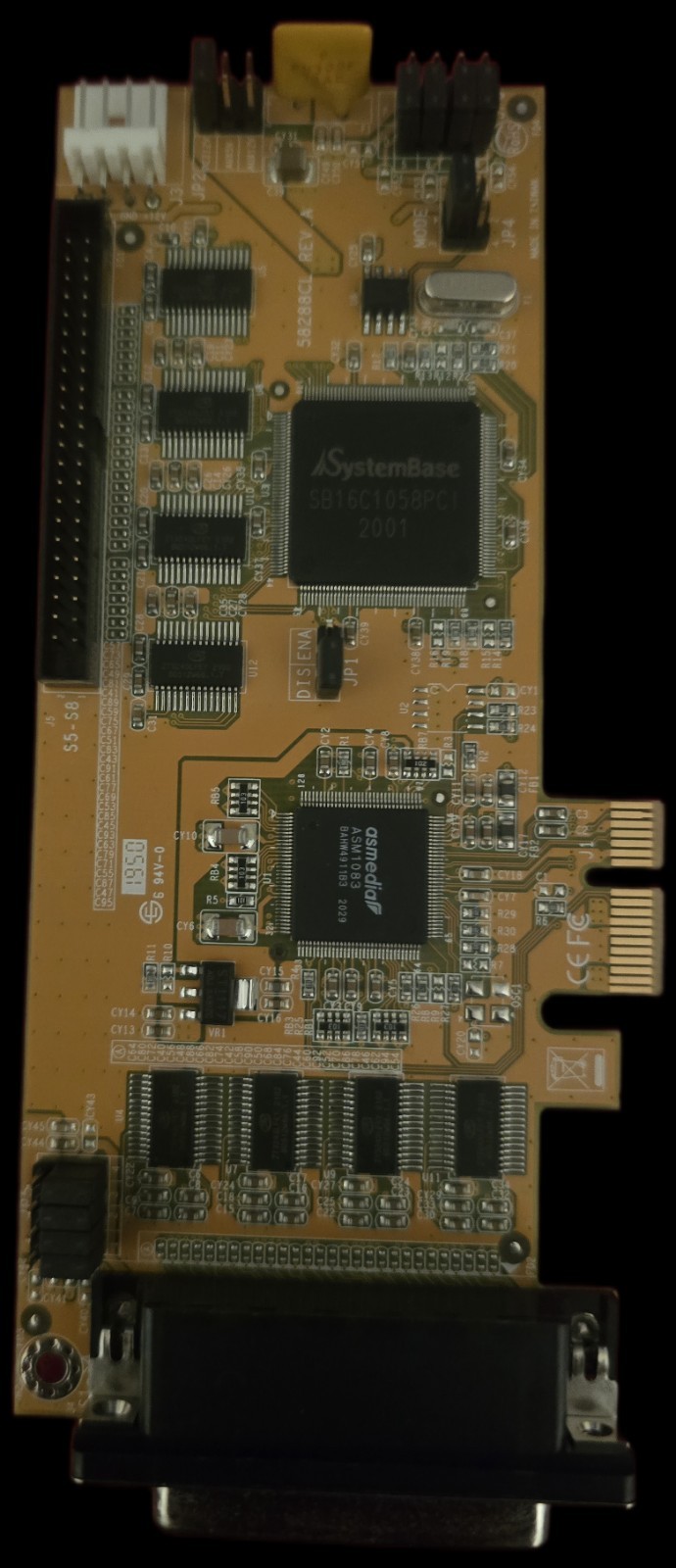StarTech 8-Port PCI Express RS232 Serial Adapter Card PEX8S1050L