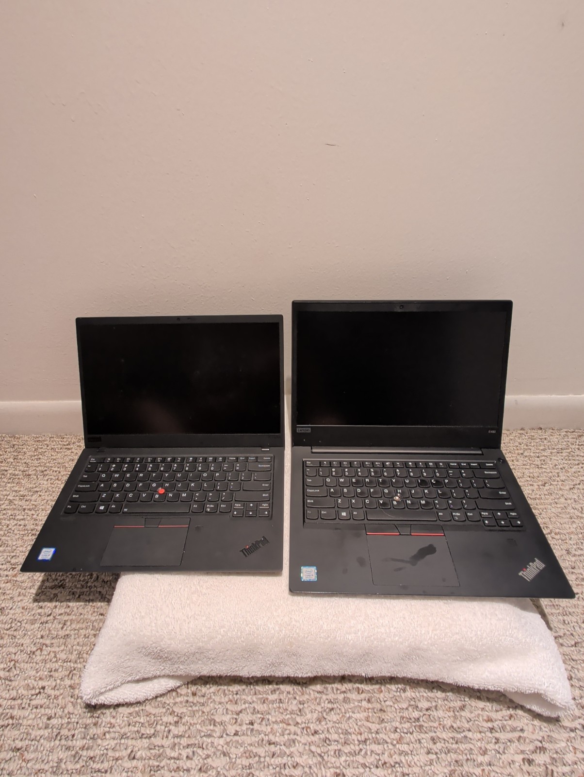 Lenovo LOT (2 Laptops As Is See Description) X1 Carbon 7th Gen + E480
