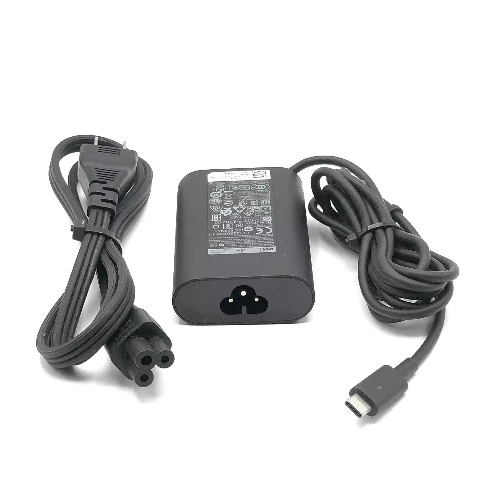 Original 45W USB-C Charger for Dell XPS 13 7390 2in1 9350 9380 9370 HA45NM180