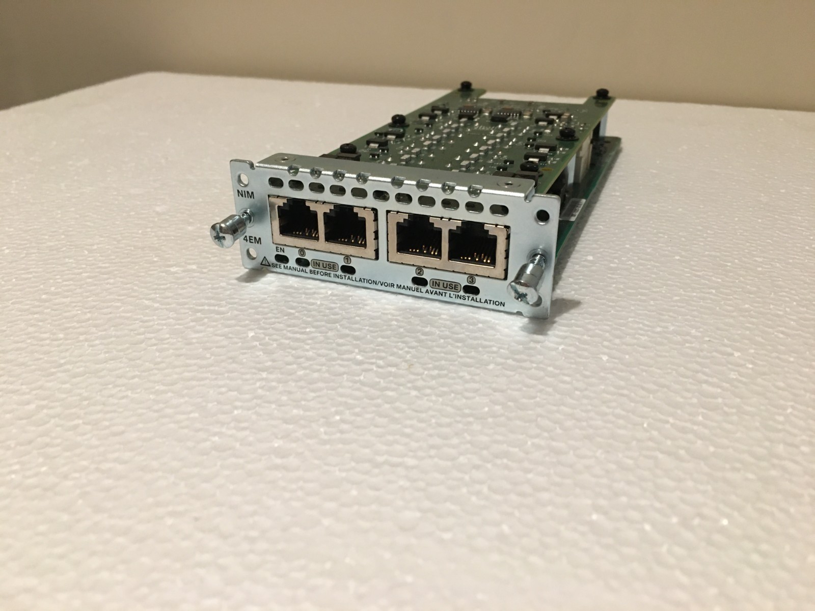 CISCO NIM-4E/M 4-Port E/M Voice Network Interface Module for ISR4000 Router 4E/M