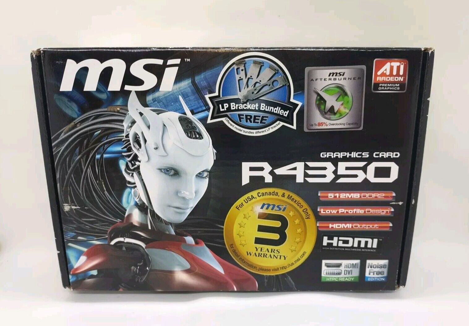 MSI Micro-Star Int'l Co. R4350 512MB DDR3 Graphics Card