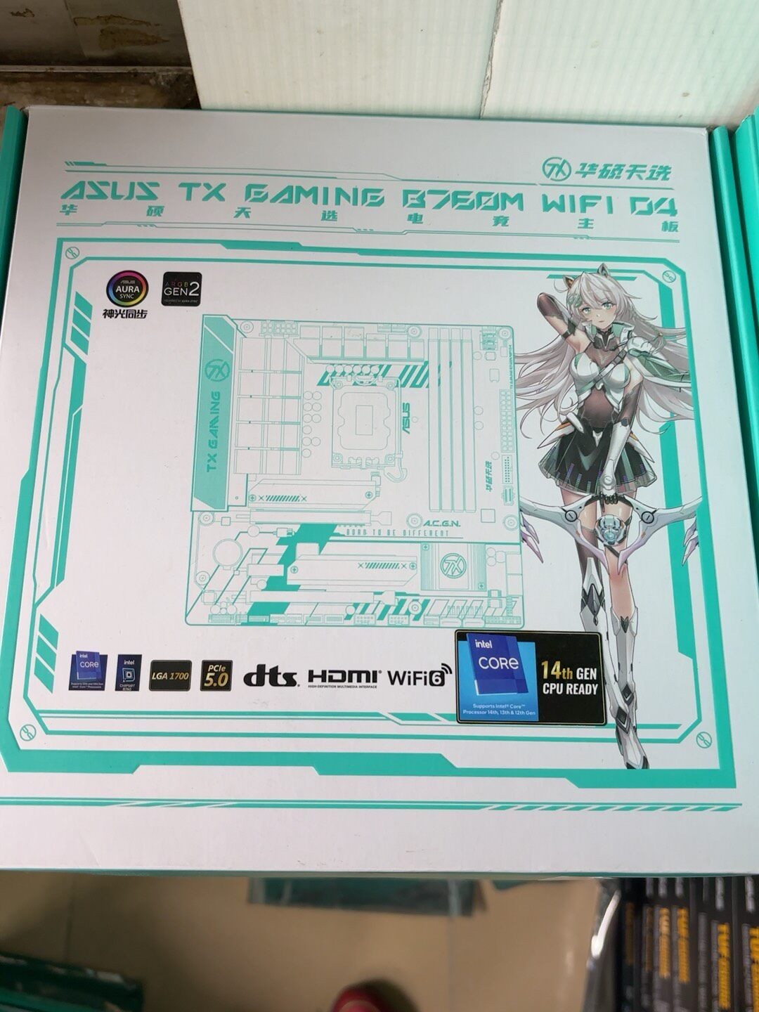 Asus TX GAMING B760M WIFI DDR4 LGA1700 Micro ATX Motherboard Intel 12/13/14 CPU