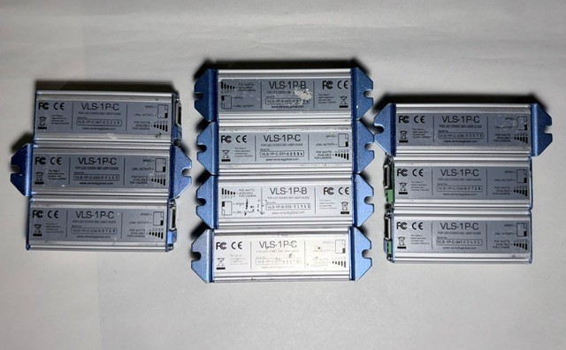 VERACITY VLS-1P-C (8 un.) and VLS-1P-B (2 un.) Long Range Ethernet & Poe (Used)