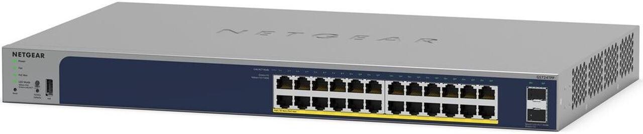 NETGEAR  28Pt Ge Poe+ Smart Switch Model GS728TPP-300NAS