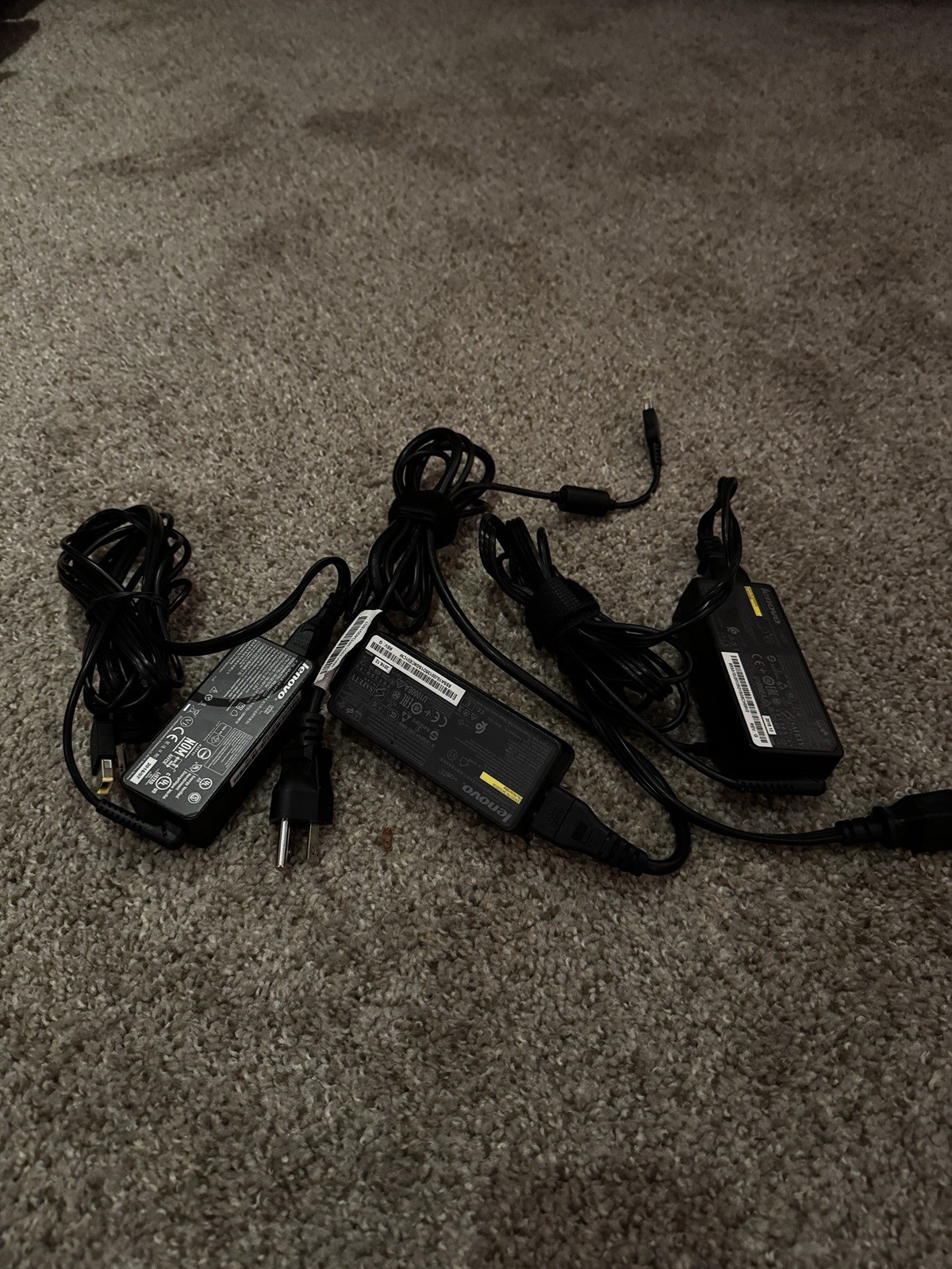Lot Of 3 Lenovo 45W AC ADAPTER (ADLX45YDC3A) OEM Genuine Original