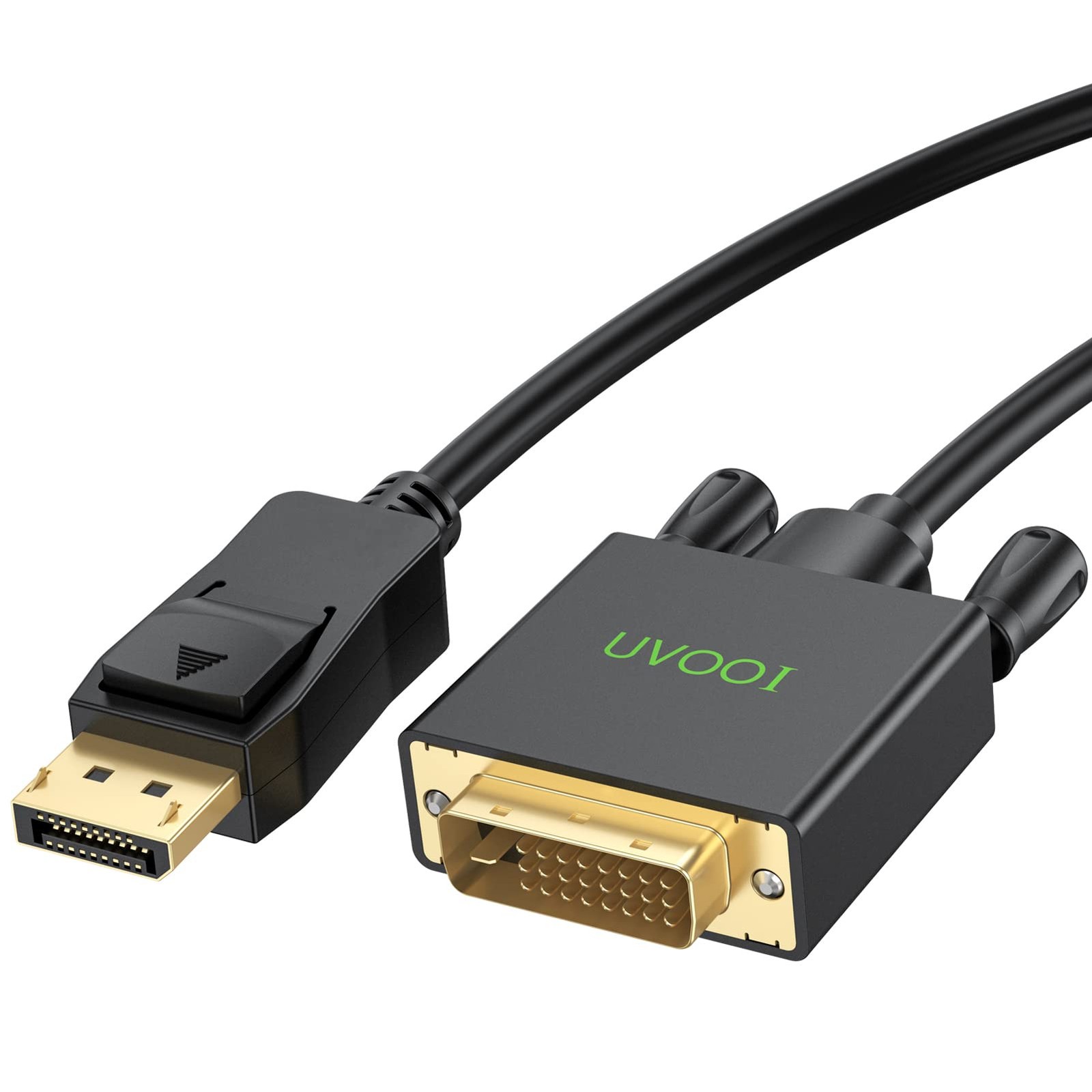 DisplayPort to DVI Cable 6.6 FT DP to DVID Male to Male Adapter Cord