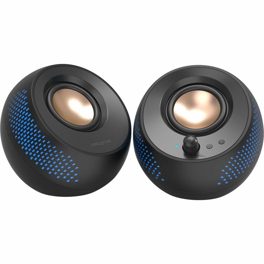 Creative Pebble X 2.0 Bluetooth Speaker System 15 W RMS Black