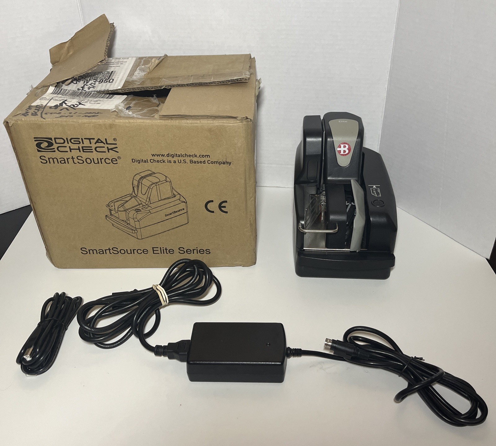Burroughs SmartSource Digital Check  Elite Check Scanner SSP1-EliteM55 With Box