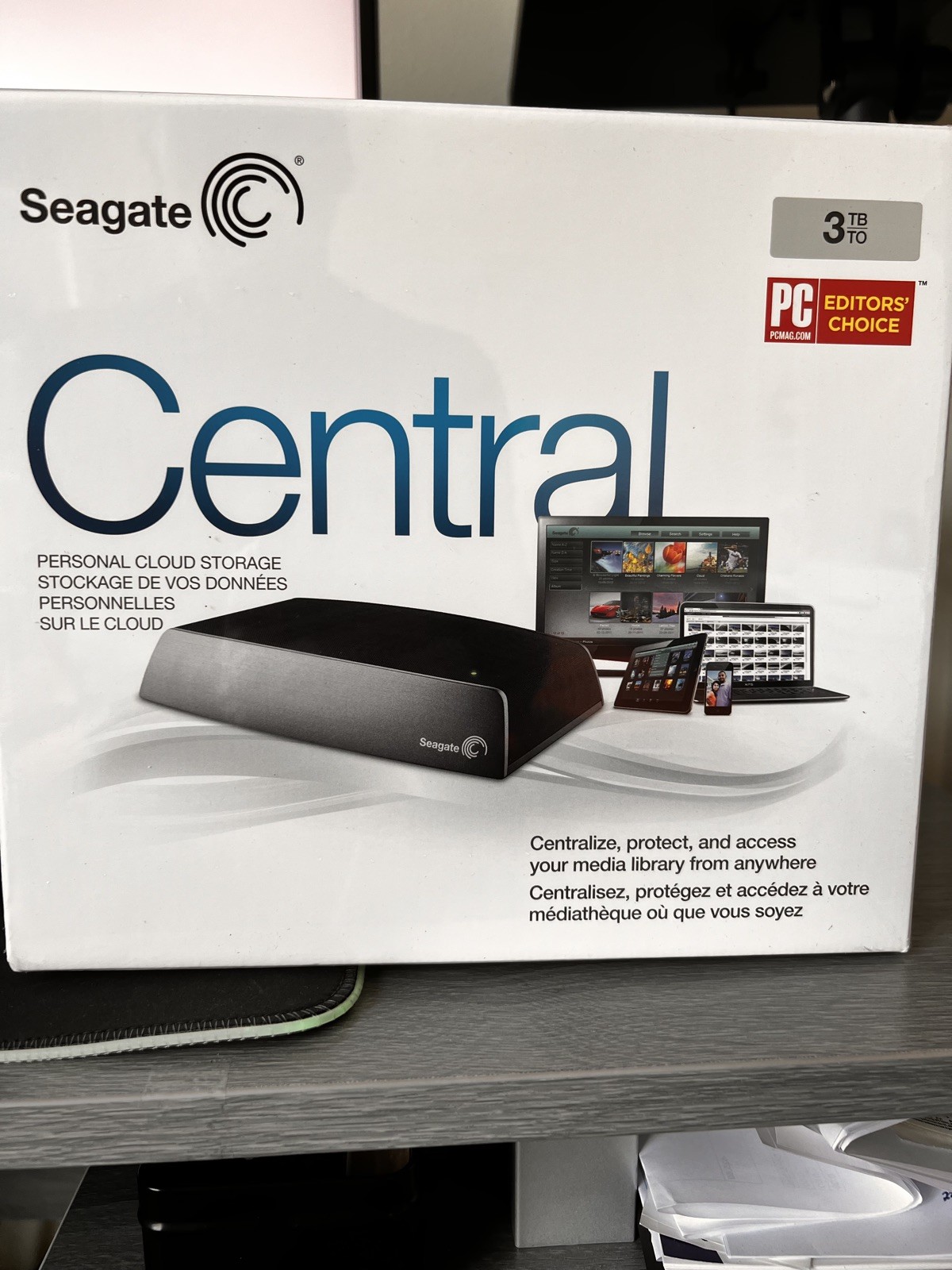 Seagate Central Cloud Storage 3TB SRN01C Brand NEW FACTORY SEALED