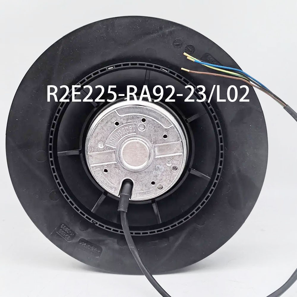 Large air volume Centrifugal cooling fan Ebm-paps 225*99mm R2E225-RA92-23/L02