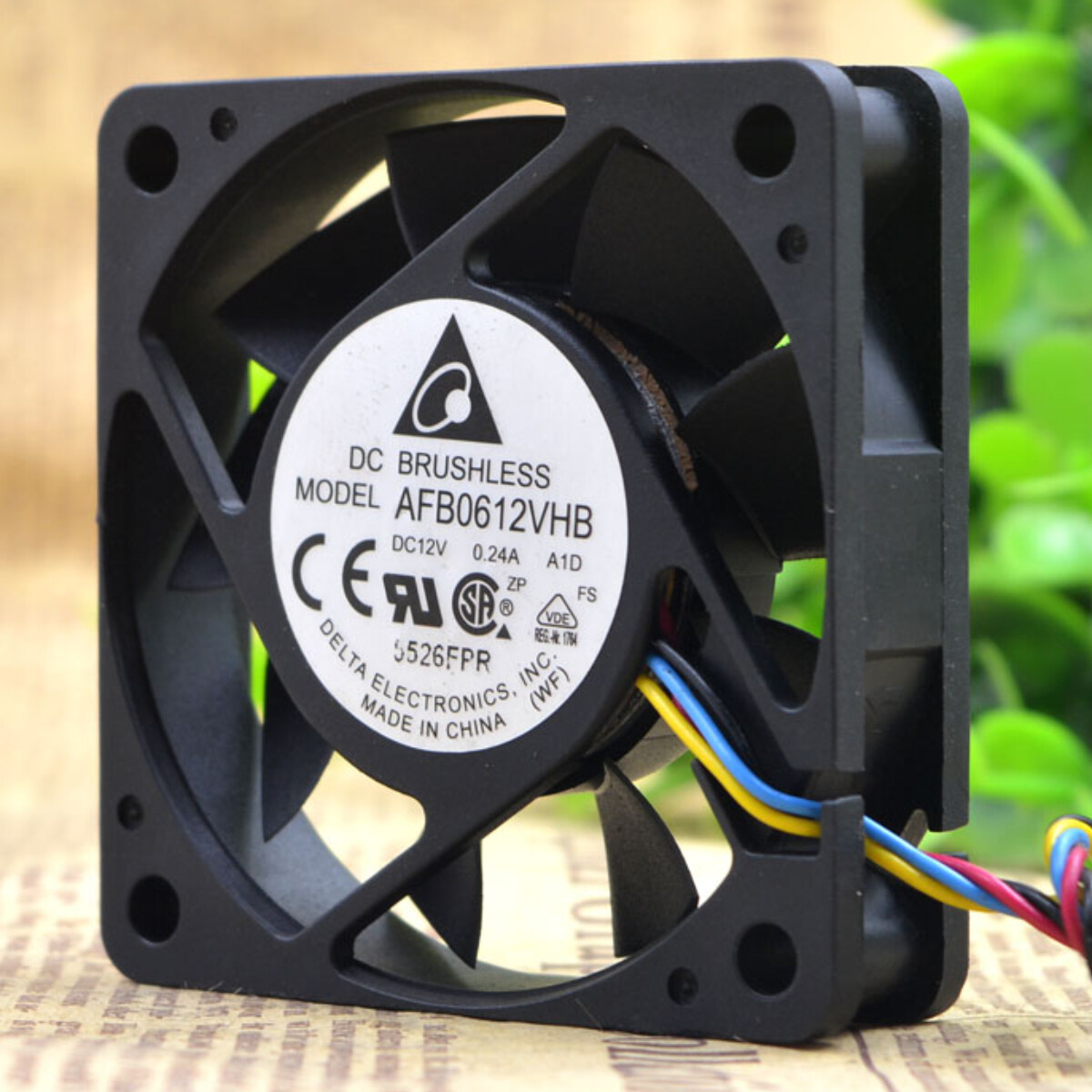 DELTA 6CM 6015 12V 0.24A AFB0612VHB 4-wire PWM Chassis Industrial Cooling Fan