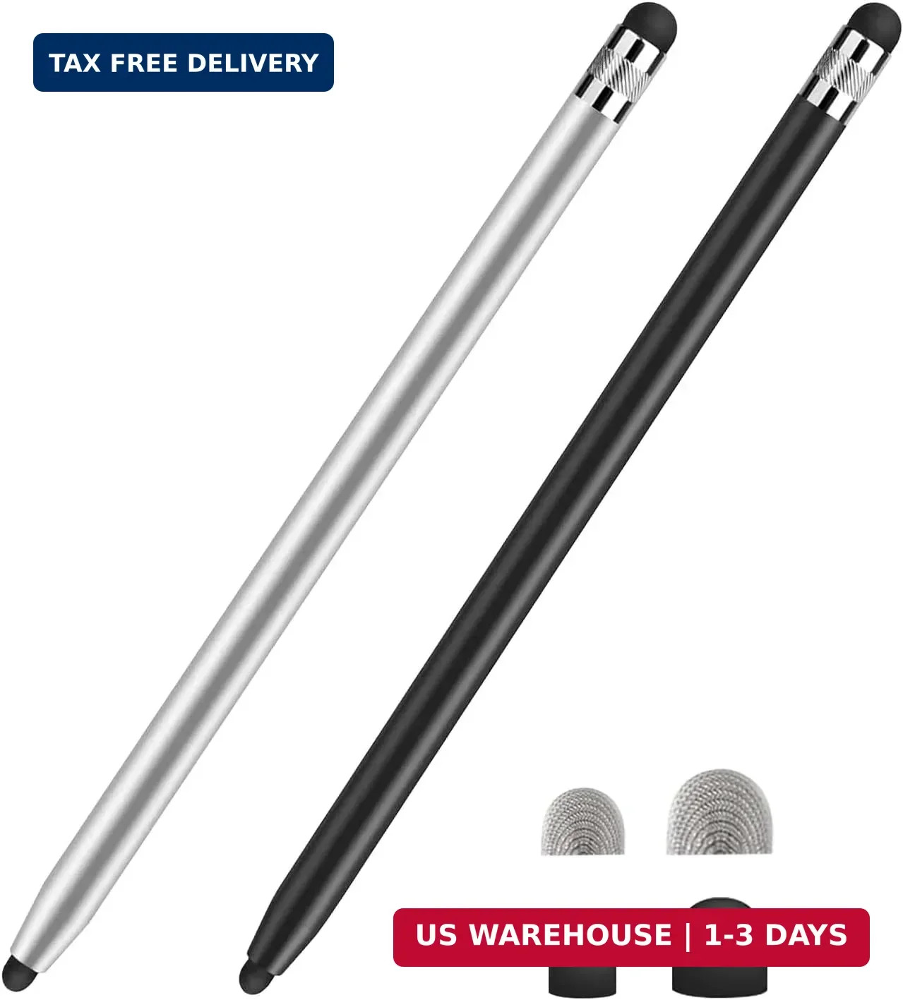 2 Pack Stylus Pens for Touch Screens, High Sensitivity Precision Capacitive Styl
