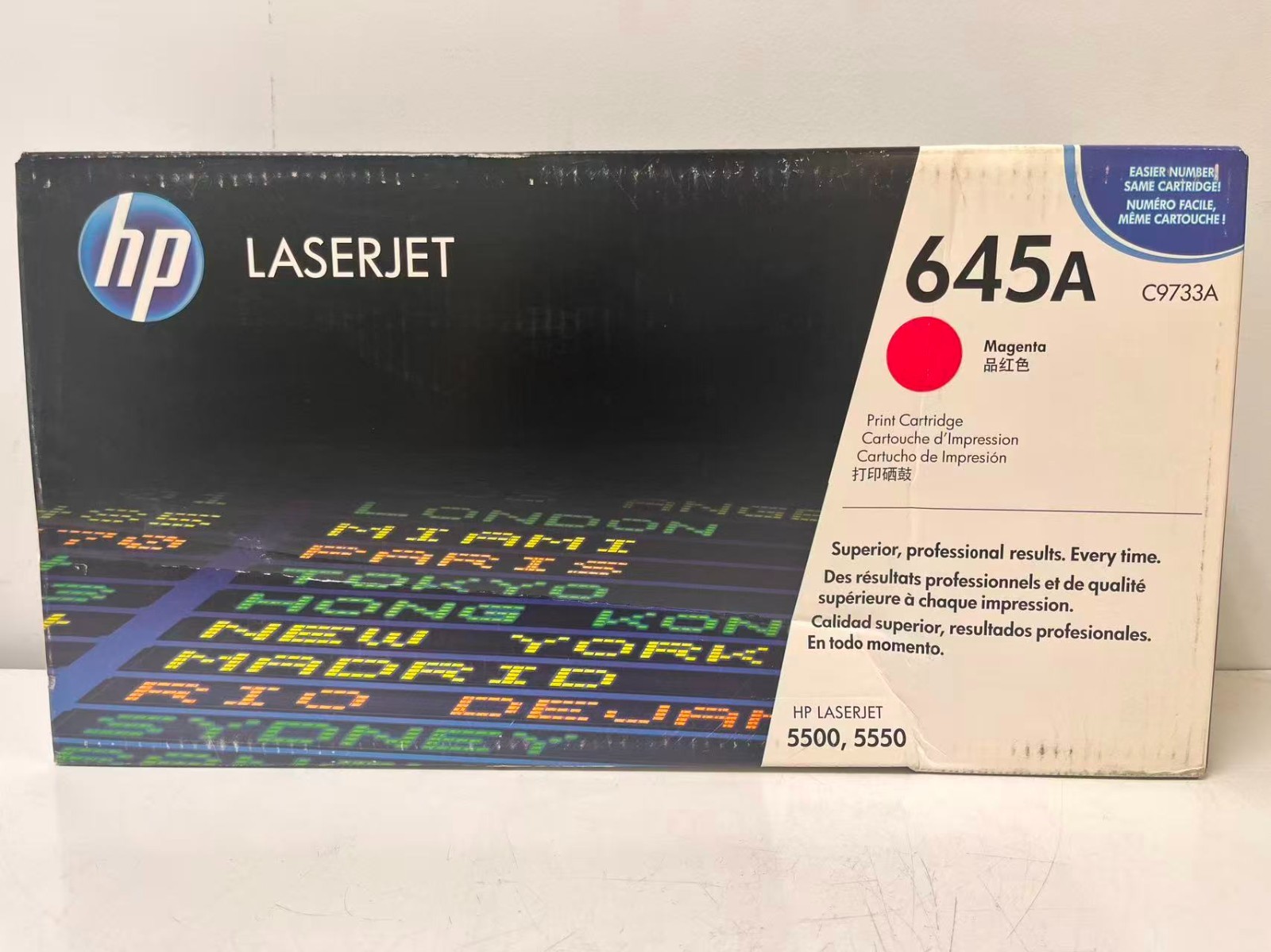 Genuine OEM HP 645A MAGENTA Toner C9733A New Sealed Box
