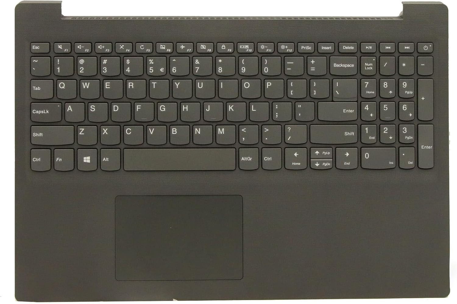 For Lenovo V15-ADA Palmrest Touchpad Keyboard Laptop Top Cover 5CB1D01962