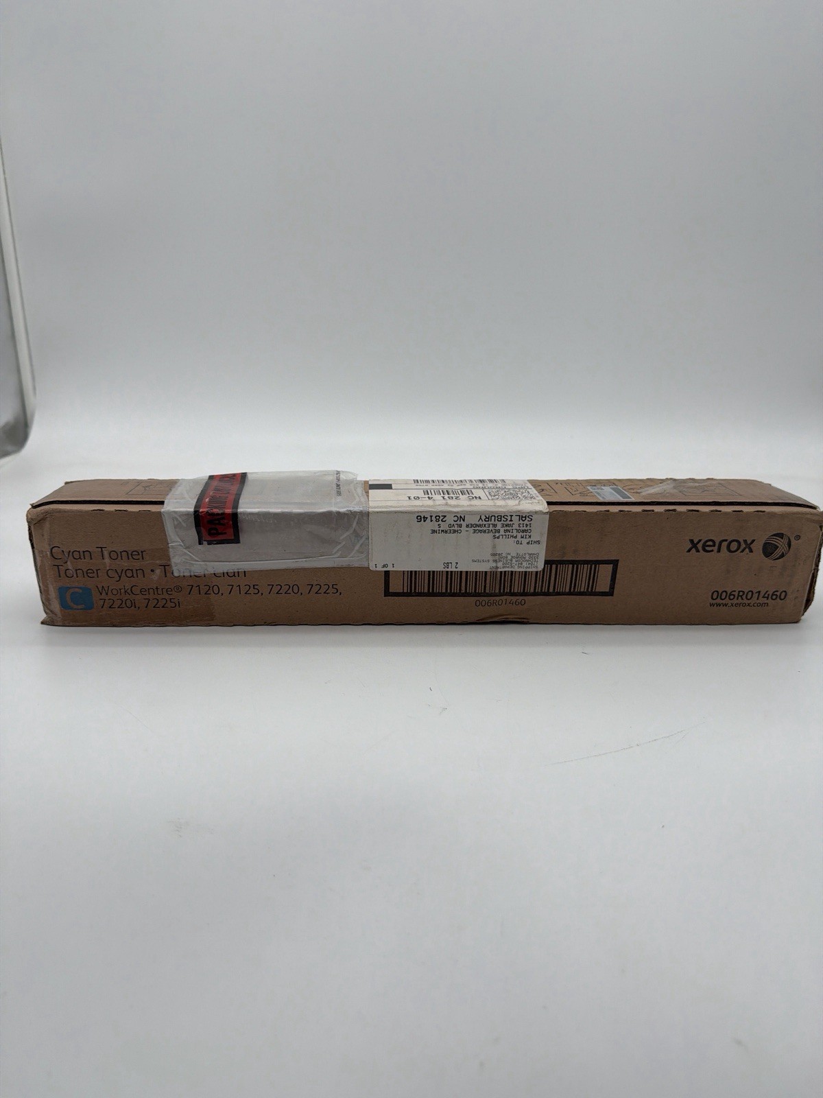 Genuine Xerox 006R01460 / 6R1460 Cyan Toner Cartridge for WorkCentre 7120/7125