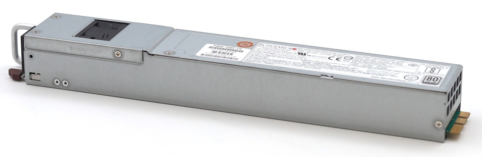 SuperMicro 750W 1U 80 Plus Platinum Redundant Power Supply P/N: PWS-706P-1R