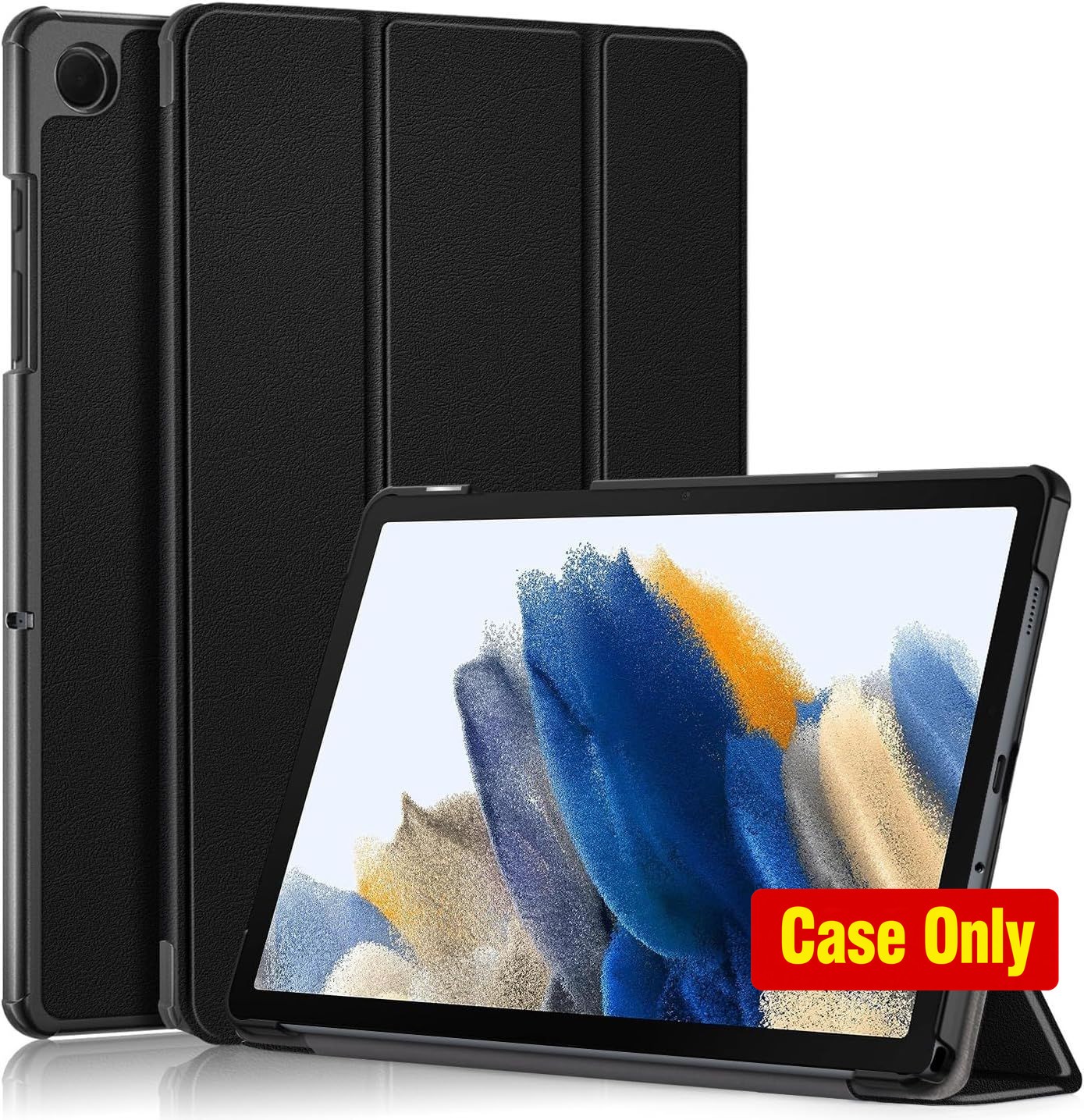 Case for Samsung Tab A9+ 11 inch, Folio Design, Black Color
