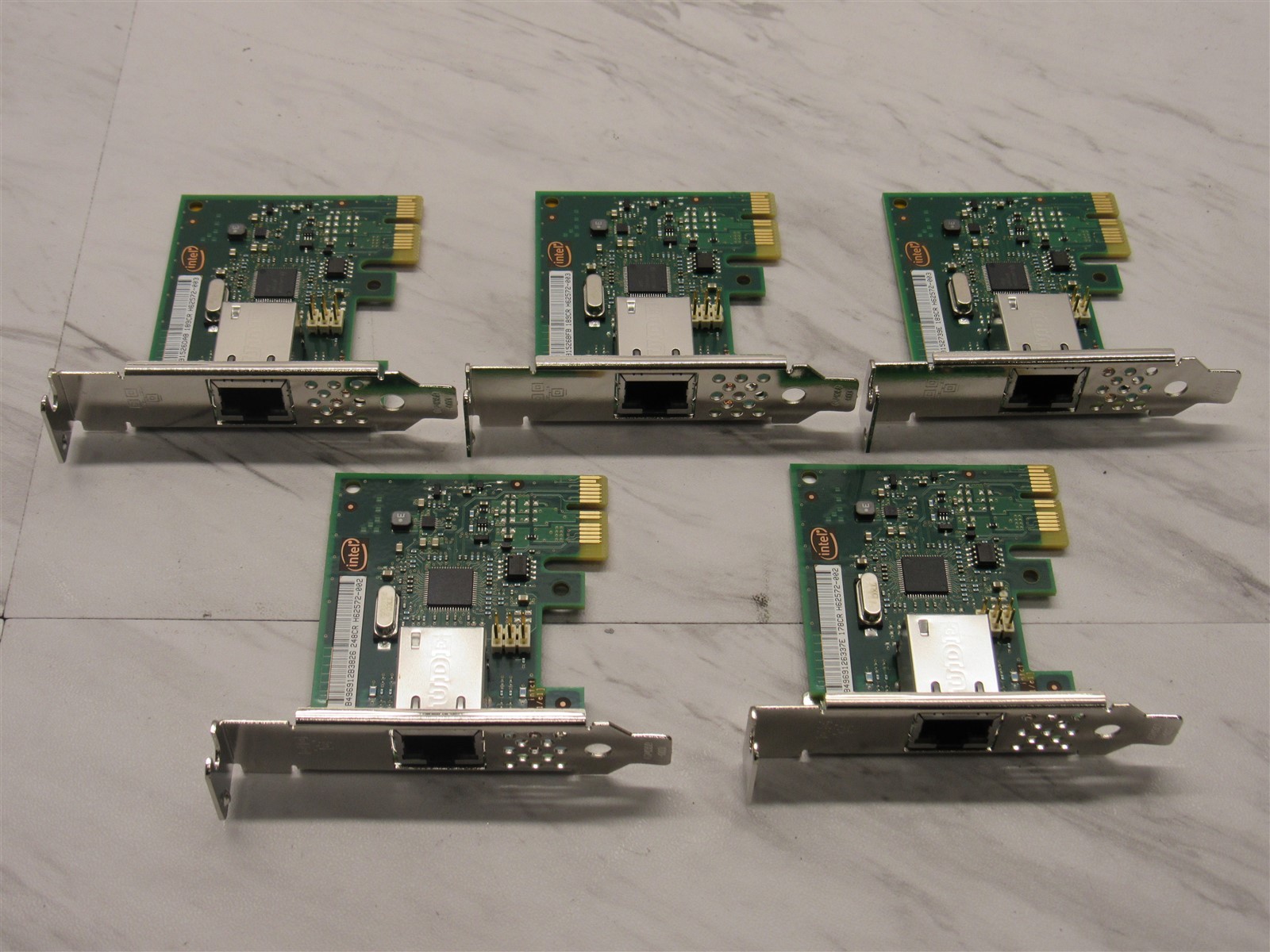 5 LOT - Dell Intel LP Low Profile 1 Port 1GB Gigabit PCI Ethernet Adapter FHNX8