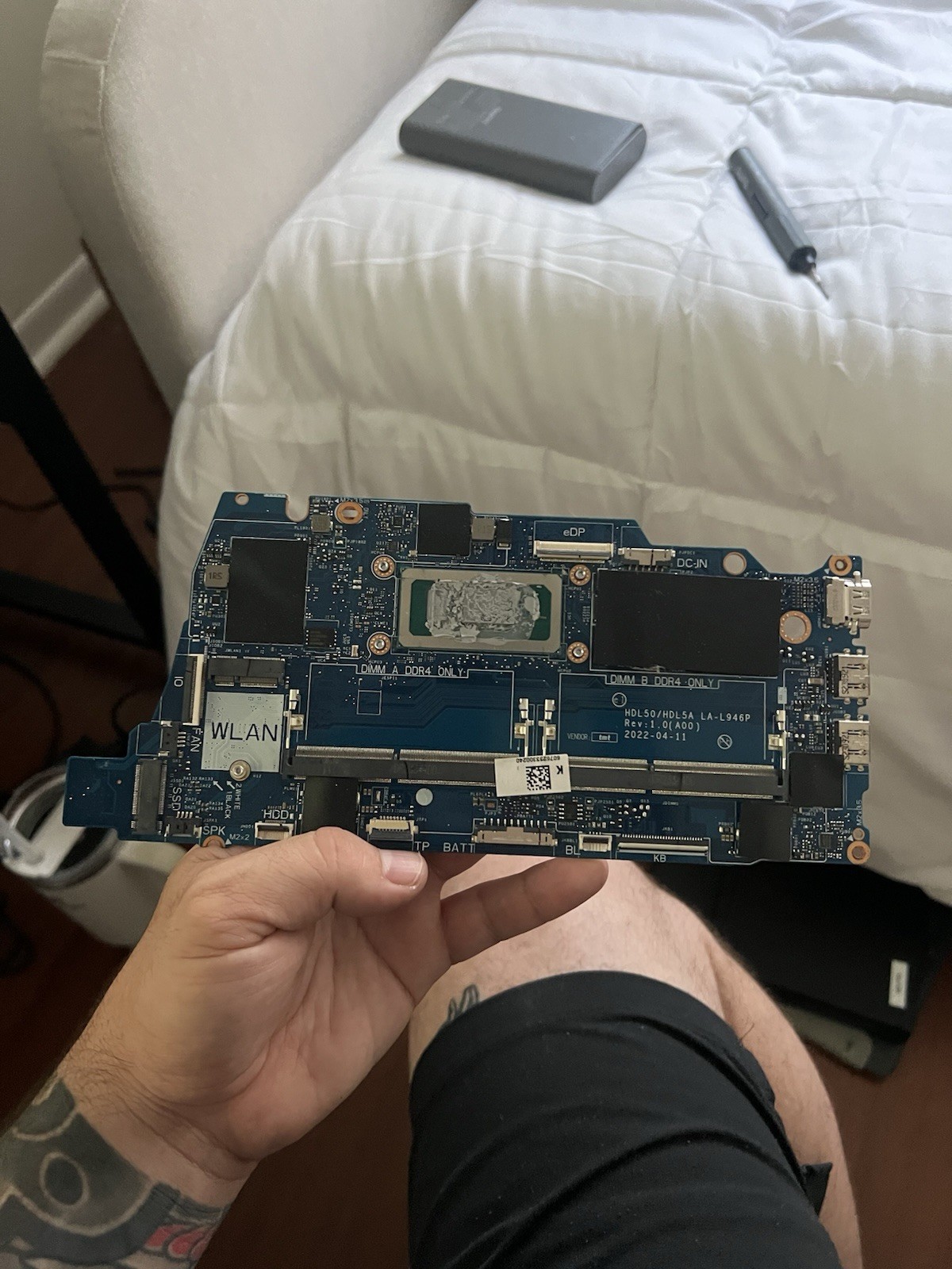 OEM DELL VOSTRO 3520 15.6" INTEL i5-1235U 1.3GHz CPU DDR4 MOTHERBOARD 4KDPM