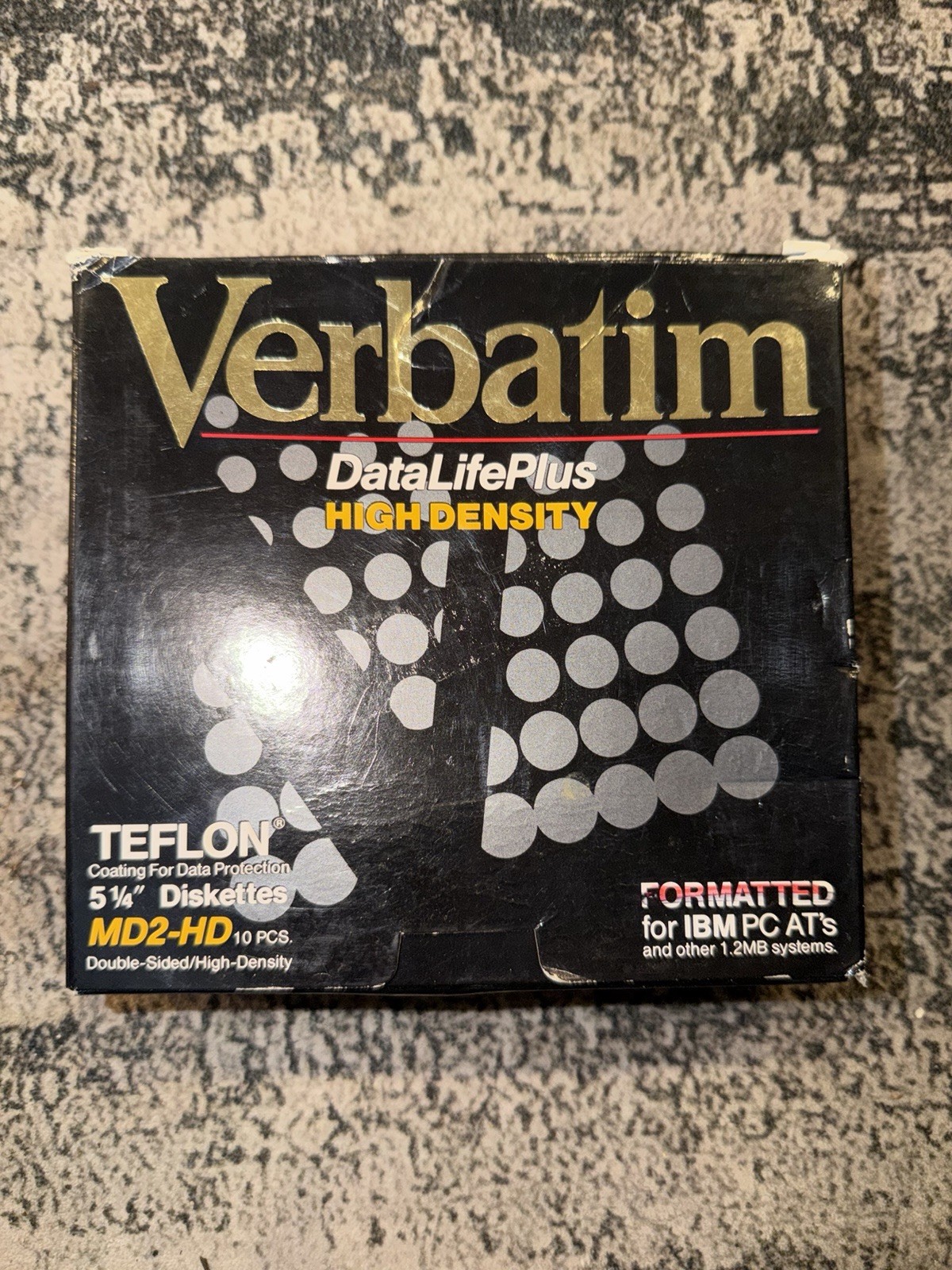 Verbatim DataLifePlus 5.25” Blank Disks 10 Pack 1.6MB IBM Format New