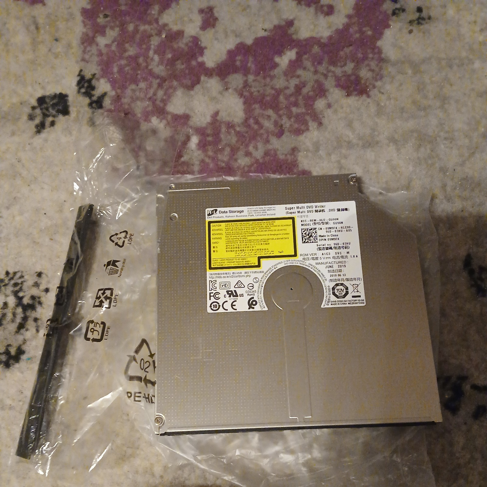 NEW H-L Data Storage -Super Multi DVD Writer -GU90N-Dell P/N 09M9FK 