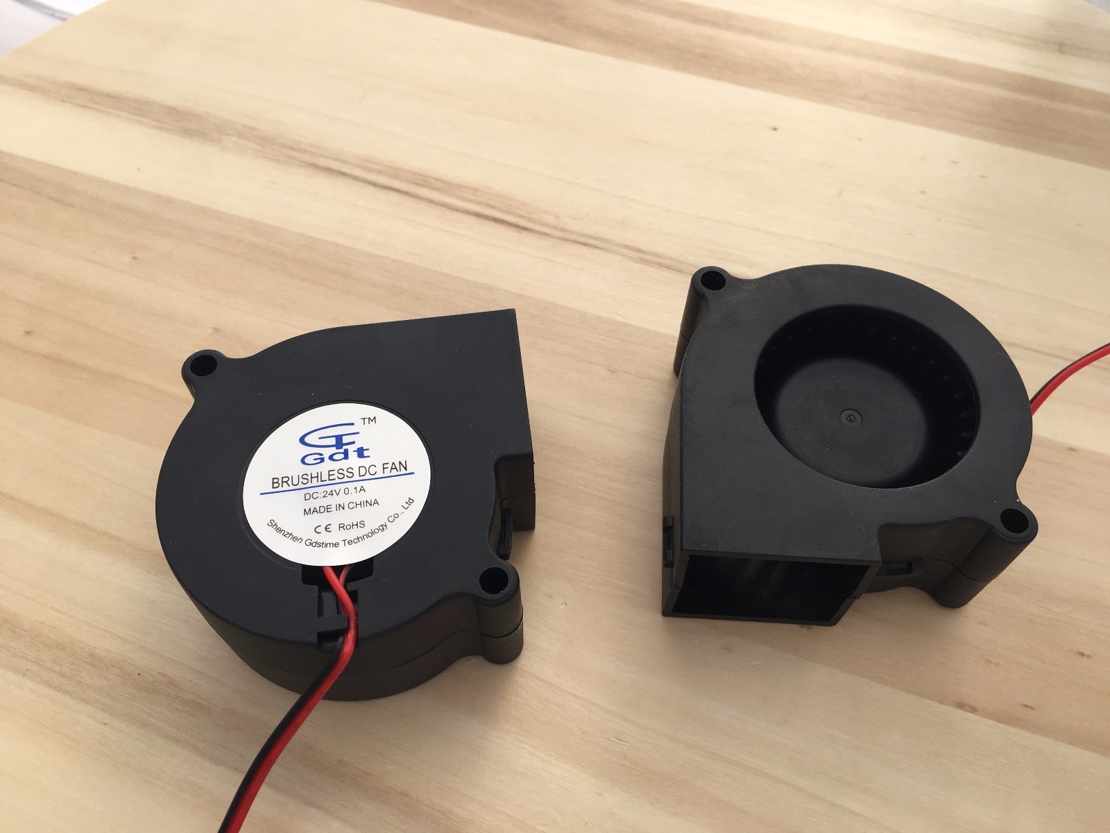 2 Pieces 60mm 24v fan Brushless Exhaust Centrifugal Blower 6028 Gdstime C36