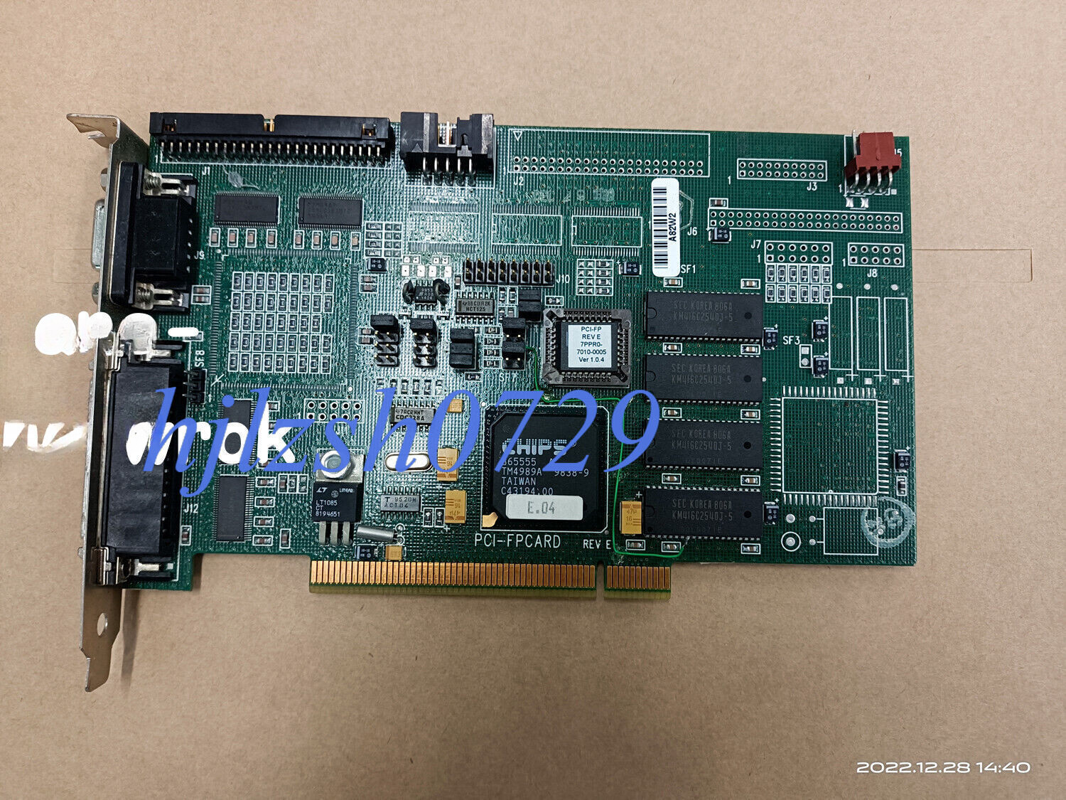 1pc USED PCI-FPCARD REV E (by Fedex or DHL 90days Warranty)
