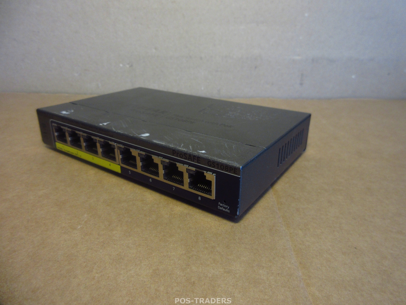 Netgear GS108PE v3 ProSafe 8-Port Gigabit Smart Switch 4-Port PoE - EXCL PSU