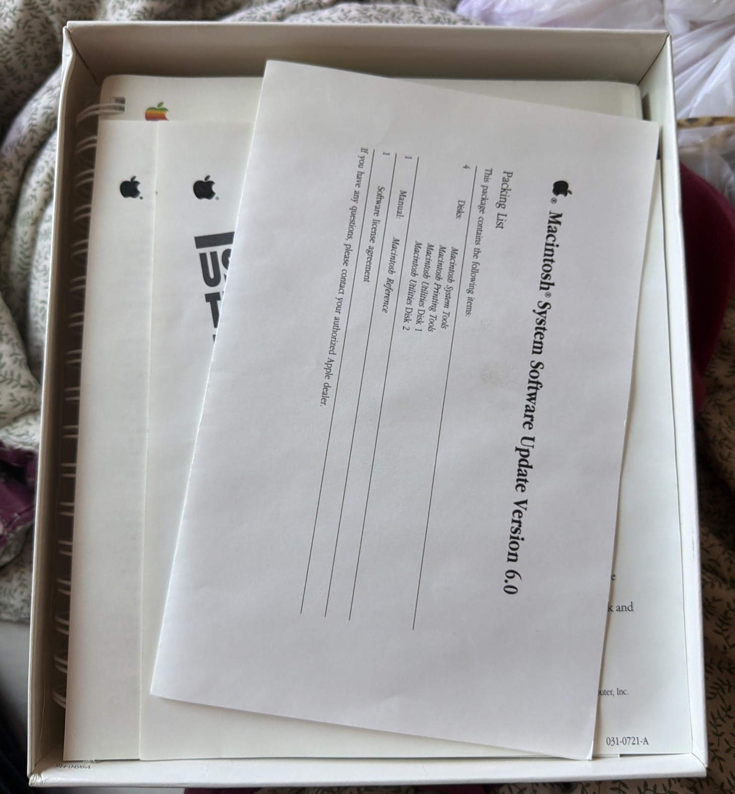 Vintage Apple Macintosh System Software Update Version 6.0 Boxed SEALED INSIDE