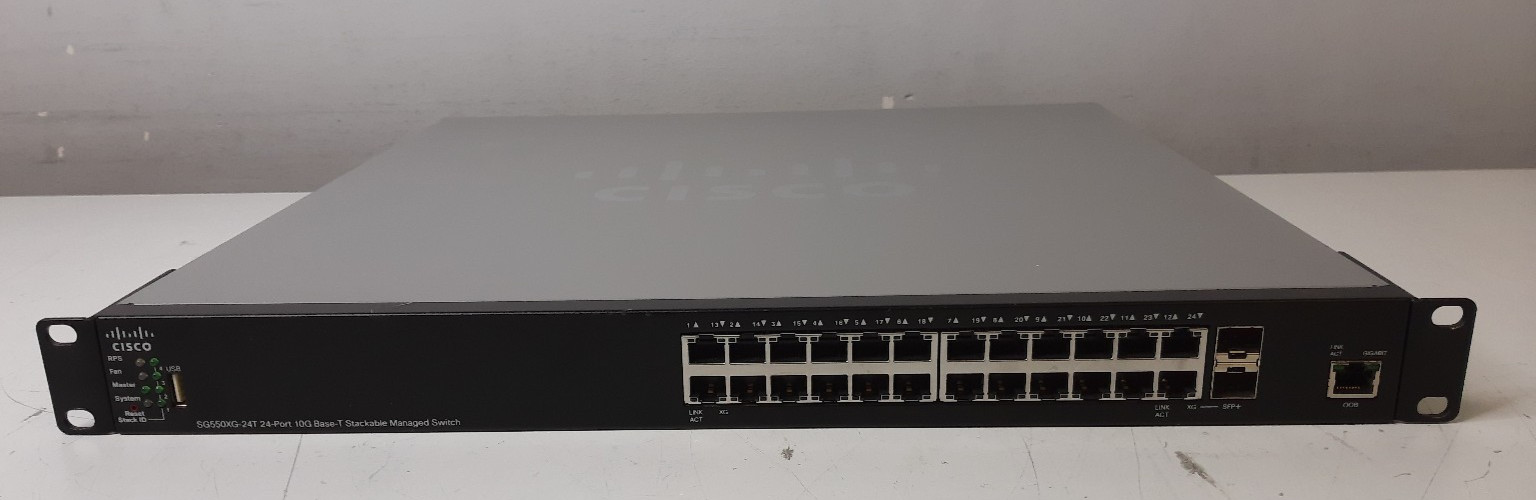Cisco 550X Series 24 Port 10 Gigabit Switch 10GBase-T SG550XG-24T