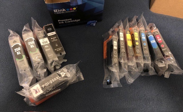 Canon 226 / 250XL Ink Cartridges – Lot of 13