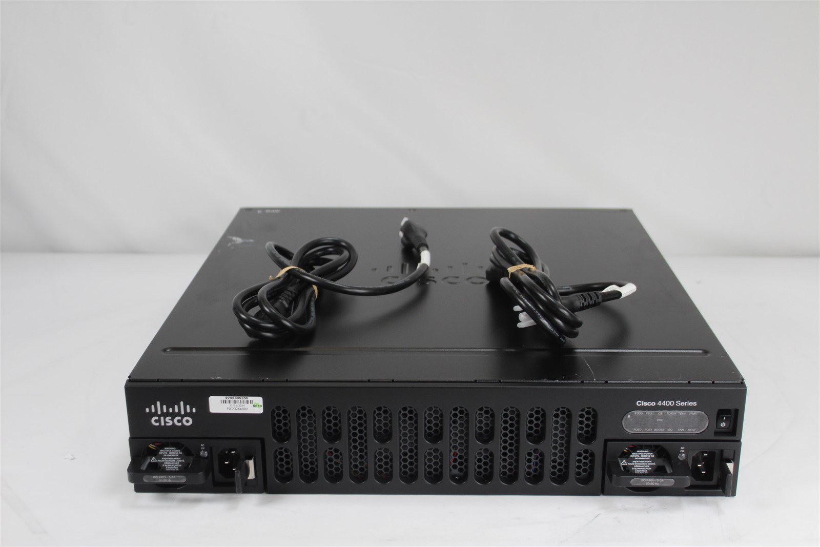 Cisco 4400 Series ISR4451-X/K9 Gigabit Integrated Services Router Dual PSU