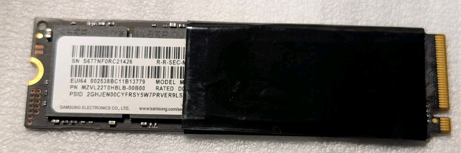 Samsung PM9A1 2TB, M.2 Internal SSD - MZVL22T0HBLB-00B00 *97%HEALTH CD*