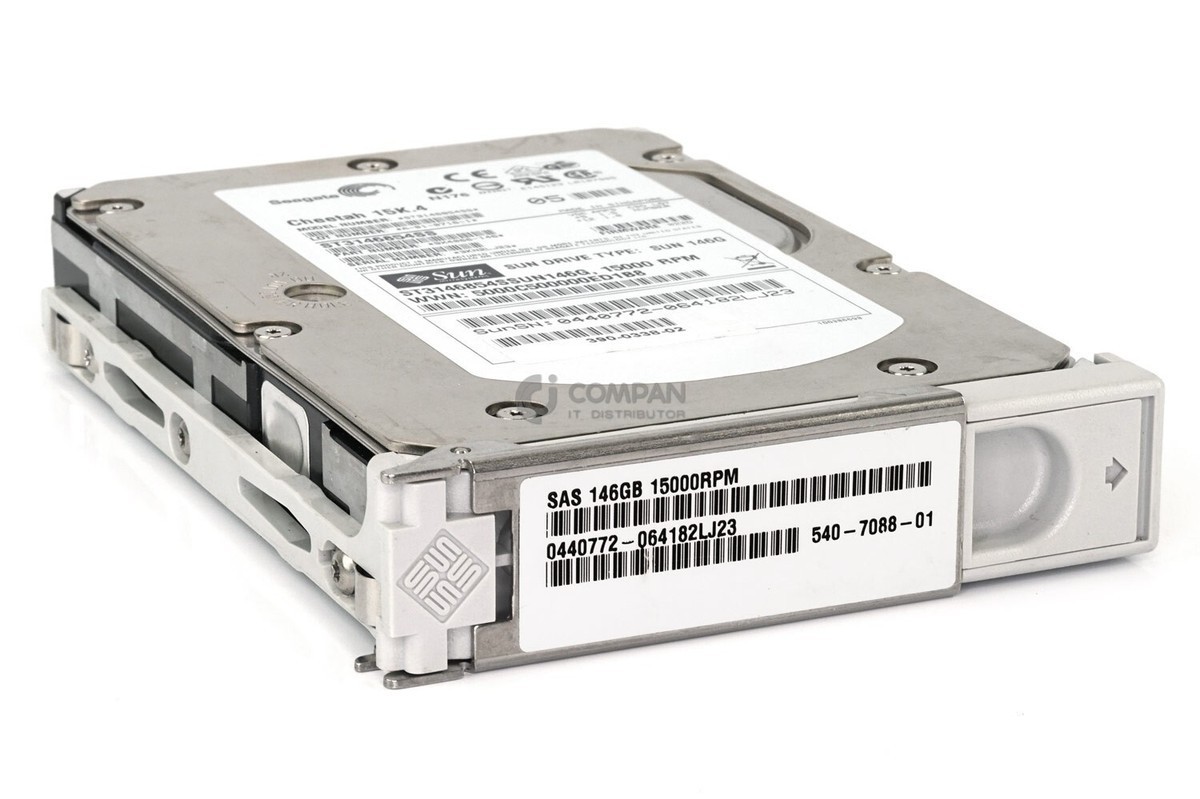 Sun 540-7088 146GB 3.5" 15K 3Gb/Sec SAS HDD Sun Ultra 25 / Sun Ultra 45