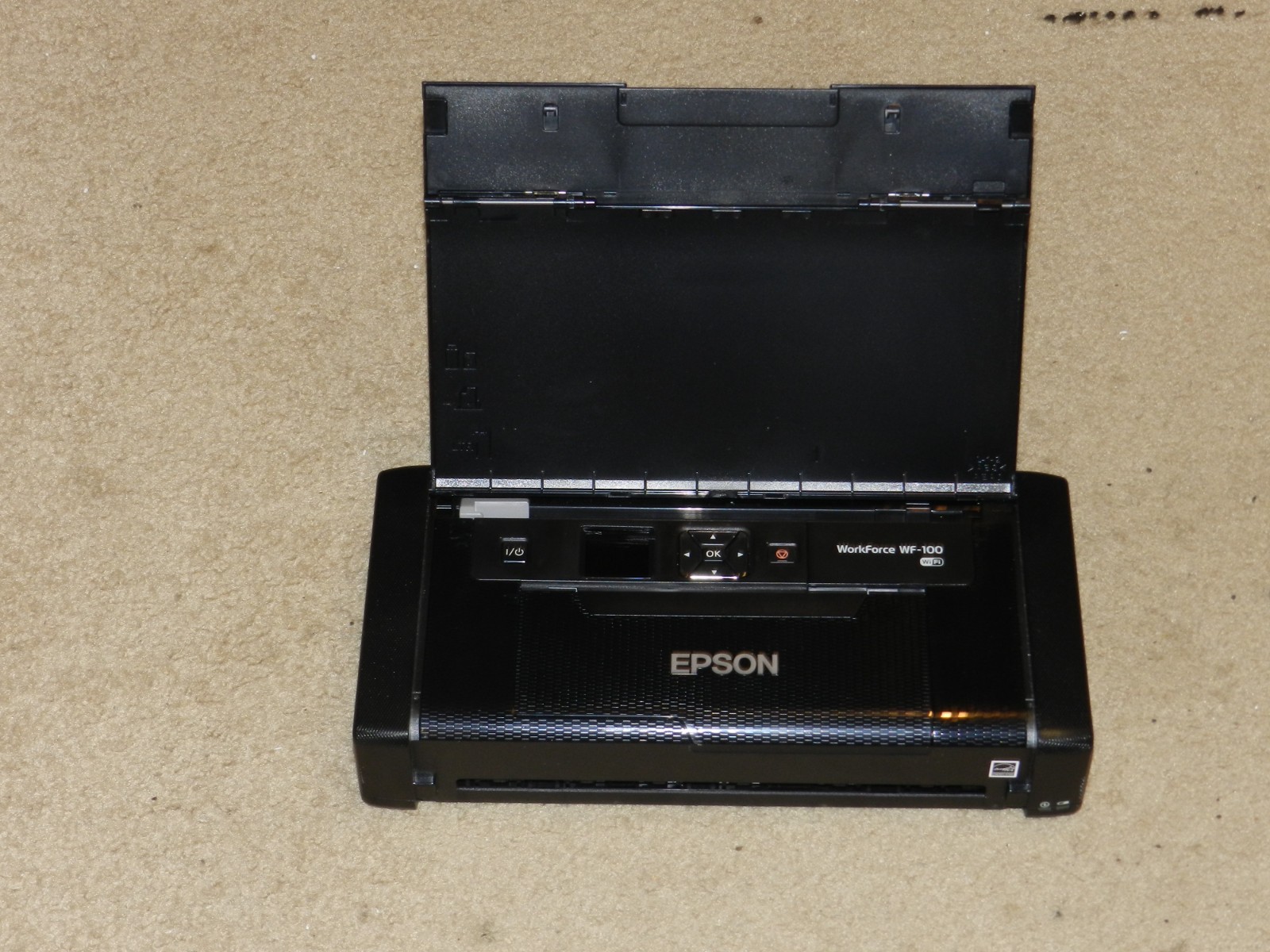 Epson WorkForce WF-100 Inkjet Mobile Printer Rechargeable **FOR PARTS**