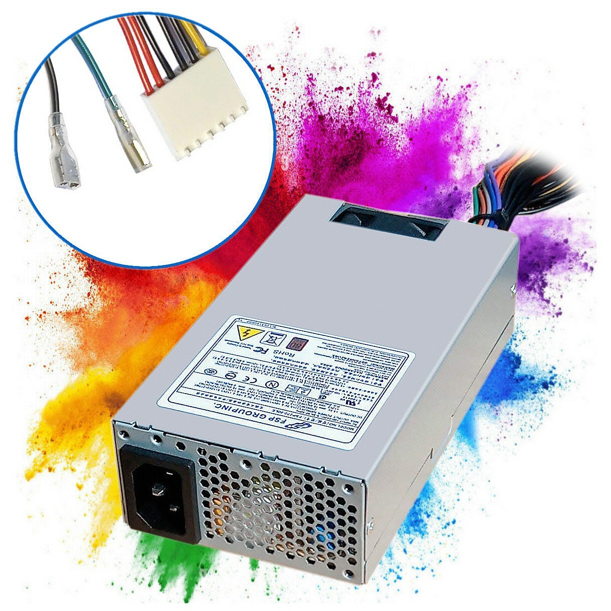 Replacement AT Power Supply Unit PSU for FSP150-50LG with P8 6pin AT connector