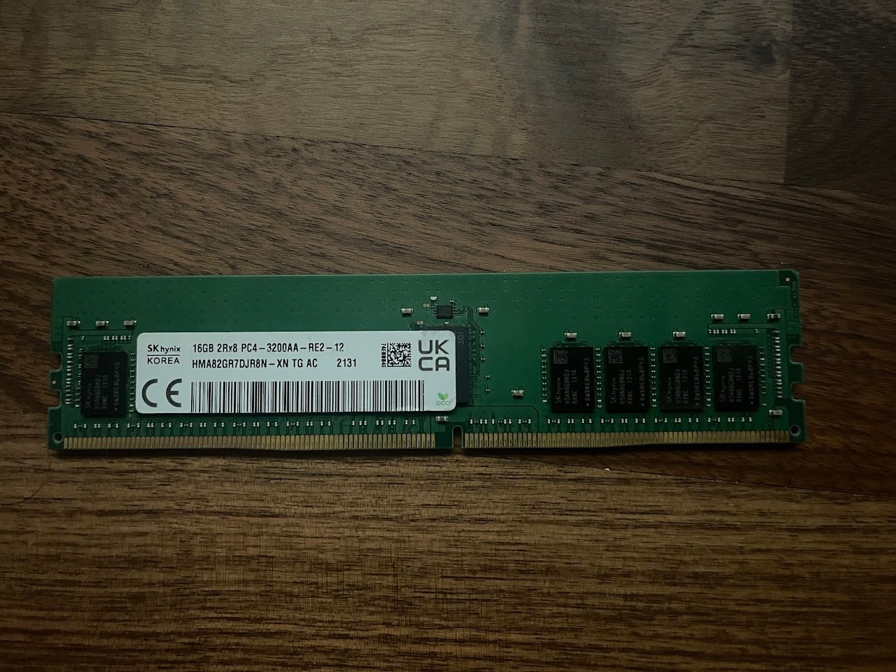 sk hynix 16gb 2rx8 pc4-3200aa-re2-12