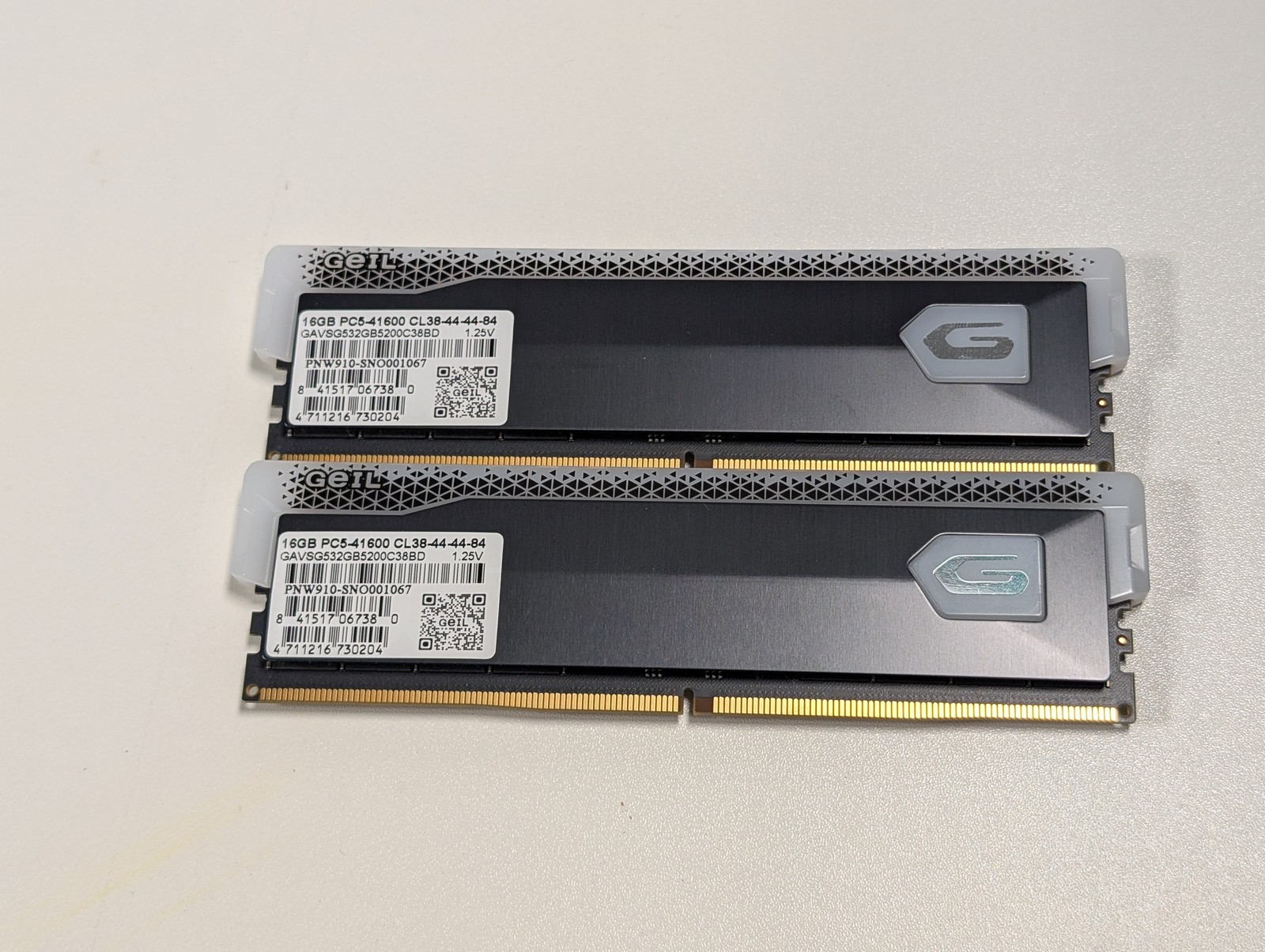 32 GB RAM kit (2 x 16 GB). Original identity: GeIL Orion V RGB 32GB (2 x 16GB) D