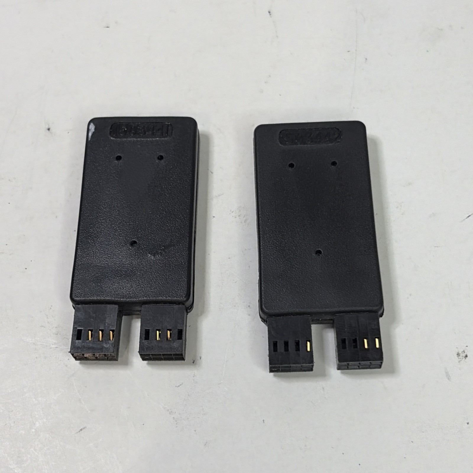 IBM PC JR Service Plugs 1503441 And 1503442 For Diagnostic Testing