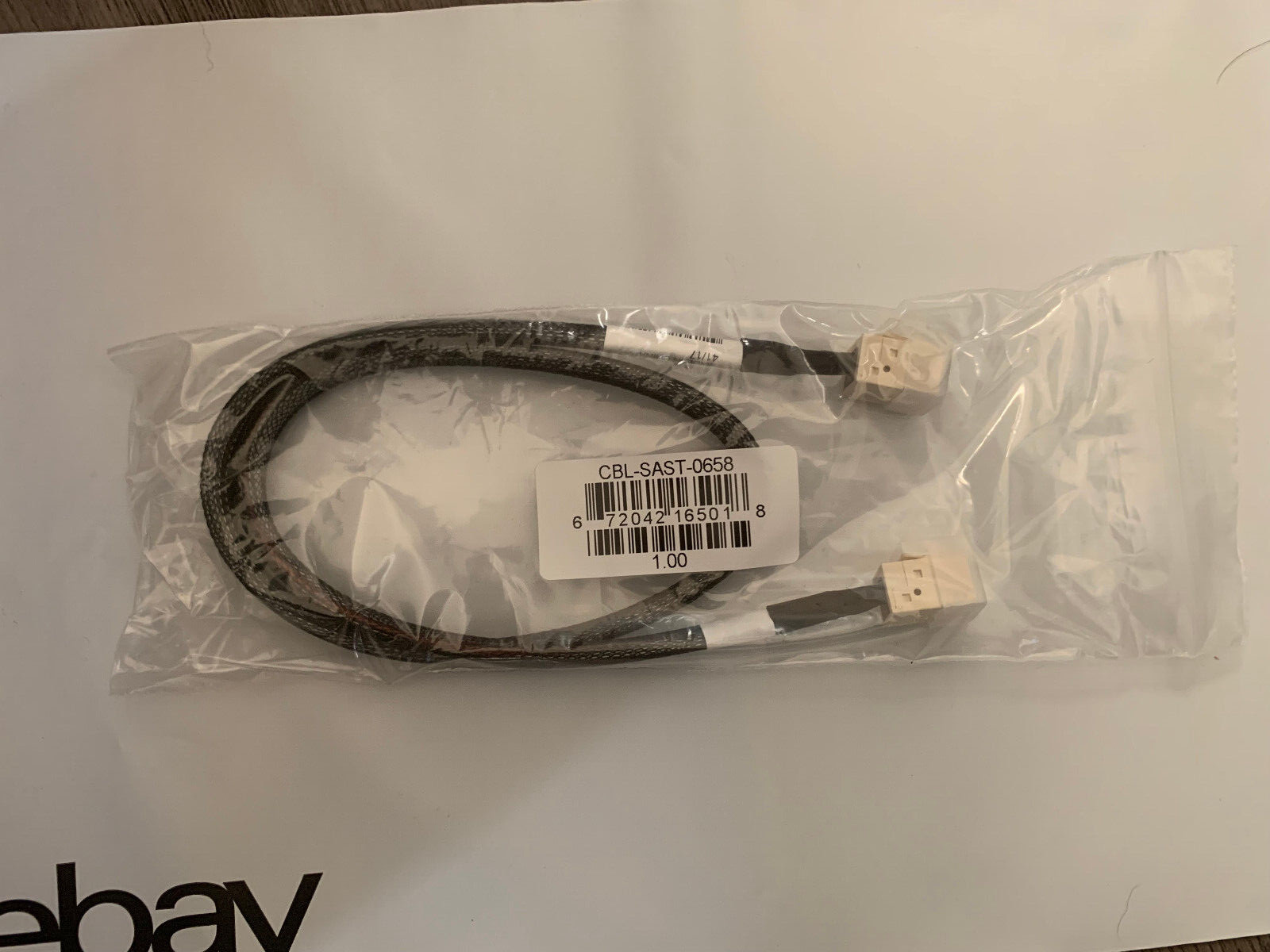 New Supermicro CBL-SAST-0658 Internal MiniSAS HD PCIe NVMe 12Gbs 60cm(2ft) Cable