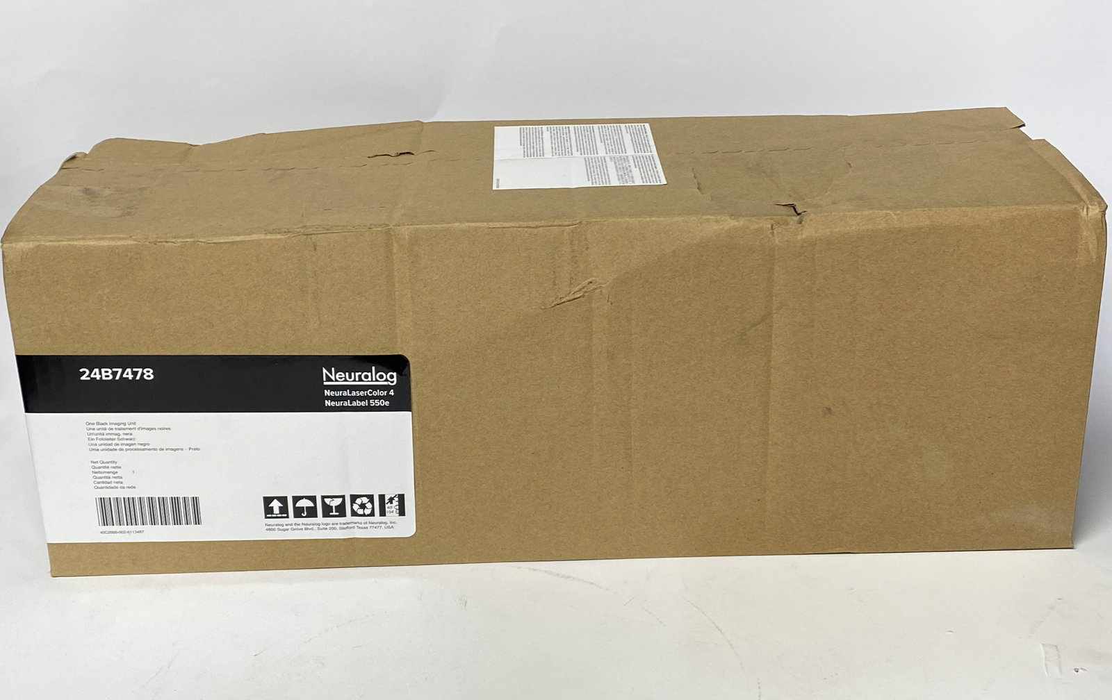 Neuralog 24B7478 Black Imaging Unit For NeuraLaserColor 4/NeuraLabel 550e New