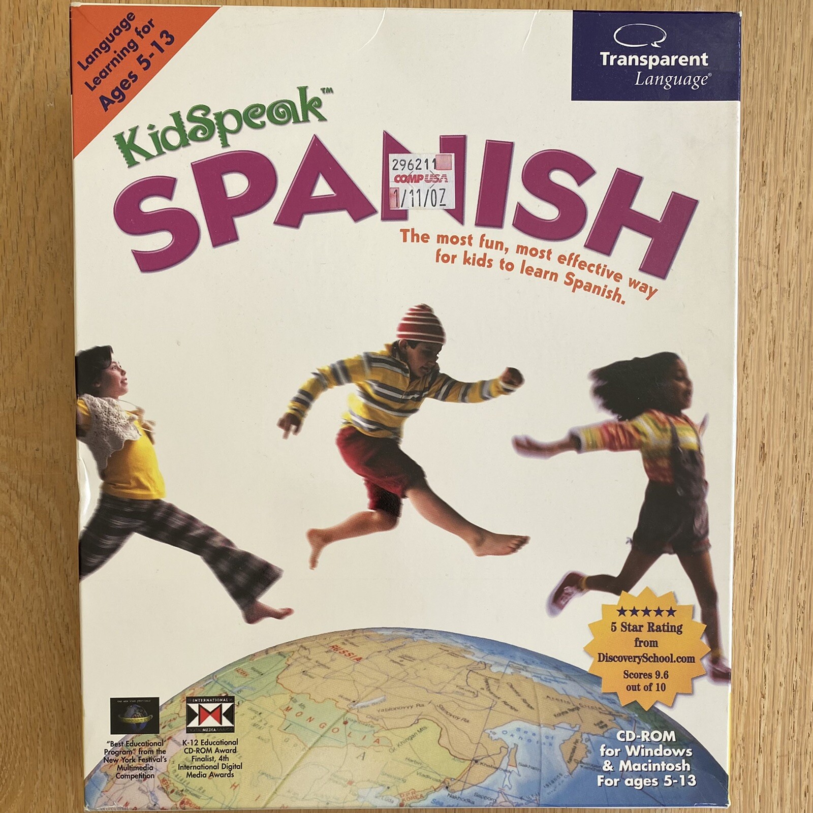 KidSpeak Spanish Immersion Software for Windows & Mac 1997 *BRAND NEW SEALED